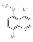 4,8-Dibromo-5-methoxyquinoline structure