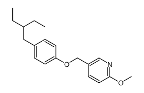 5-[[4-(2-ethylbutyl)phenoxy]methyl]-2-methoxypyridine结构式