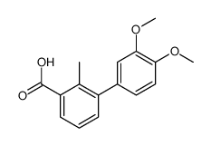 3-(3,4-dimethoxyphenyl)-2-methylbenzoic acid结构式