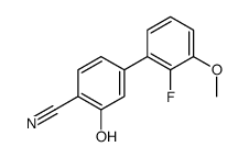 4-(2-fluoro-3-methoxyphenyl)-2-hydroxybenzonitrile结构式