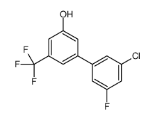 3-(3-chloro-5-fluorophenyl)-5-(trifluoromethyl)phenol结构式