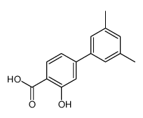4-(3,5-dimethylphenyl)-2-hydroxybenzoic acid结构式