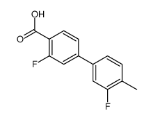3,3'-DIFLUORO-4'-METHYL-[1,1'-BIPHENYL]-4-CARBOXYLIC ACID Structure