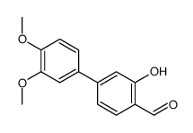 4-(3,4-dimethoxyphenyl)-2-hydroxybenzaldehyde Structure