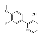 2-(3-fluoro-4-methoxyphenyl)pyridin-3-ol Structure