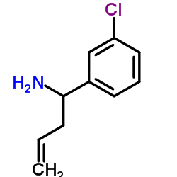 1-(3-Chlorophenyl)-3-buten-1-amine Structure
