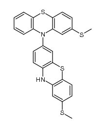 2-(methylyhio)-7-(2-(methylthio)phenothiazine-10-yl)-phenothiazine Structure