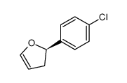 (R)-2-(4-chlorophenyl)-2,3-dihydrofuran结构式