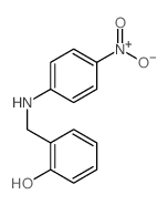 Phenol,2-[[(4-nitrophenyl)amino]methyl]- Structure