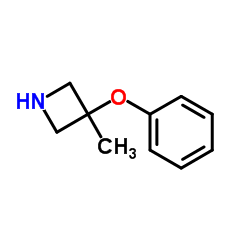 3-Methyl-3-phenoxyazetidine结构式