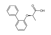 (R)-2-[(1,1'-biphenyl)-2-yloxy]propanoic acid Structure