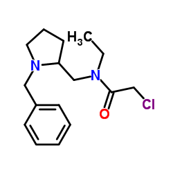 N-[(1-Benzyl-2-pyrrolidinyl)methyl]-2-chloro-N-ethylacetamide结构式