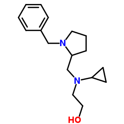 2-{[(1-Benzyl-2-pyrrolidinyl)methyl](cyclopropyl)amino}ethanol Structure