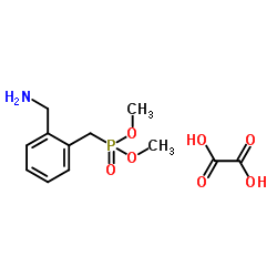 Dimethyl [2-(aminomethyl)benzyl]phosphonate ethanedioate (1:1) Structure