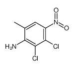 2,3-dichloro-6-methyl-4-nitroaniline结构式