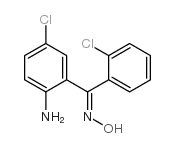 2-amino-2',5-dichlorobenzophenone oxime structure