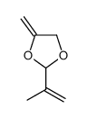 4-methylidene-2-prop-1-en-2-yl-1,3-dioxolane Structure