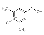 N-(2,6-dimethyl-1-oxo-6H-pyridin-4-yl)hydroxylamine structure