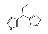 3-(1-thiophen-3-ylpropyl)thiophene结构式