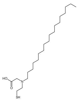 2-[octadecyl(2-sulfanylethyl)amino]acetic acid结构式