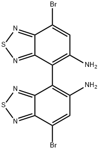 [4,4'-Bi-2,1,3-benzothiadiazole]-5,5'-diamine, 7,7'-dibromo- structure