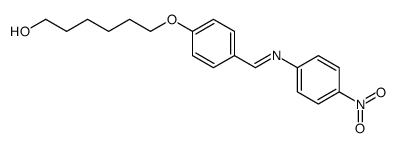 6-[4-[(4-nitrophenyl)iminomethyl]phenoxy]hexan-1-ol结构式