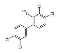 1,2-dichloro-4-(3,4-dichlorophenyl)-3-iodanylbenzene结构式