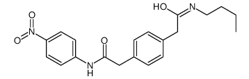 N-(4-nitrophenyl) N'-butyl-1,4-phenylenediacetamide结构式
