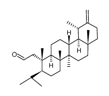 3,4-seco-3-nor-urs-20(29)-en-2-al Structure