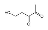 2,3-Pentanedione, 5-hydroxy- (9CI) structure