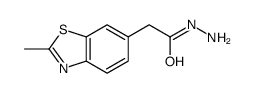 6-Benzothiazoleaceticacid,2-methyl-,hydrazide(7CI,8CI) Structure