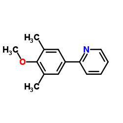 2-(4-Methoxy-3,5-dimethylphenyl)pyridine结构式