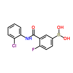 4-Fluoro-3-(2-chloro-phenylcarbamoyl)phenylboronic acid picture