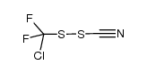 cyano-chlorodifluoromethyldisulfane Structure