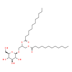 1,2-di-O-dodecyl-3-O-(glucopyranosyl)glycerol结构式