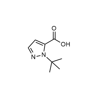 1-(tert-Butyl)-1H-pyrazole-5-carboxylicacid Structure