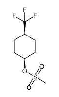 Methanesulfonic acid 4-trifluoroMethyl-cyclohexyl ester Structure