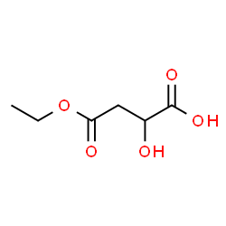 Butanedioic acid, hydroxy-, 4-ethyl ester结构式