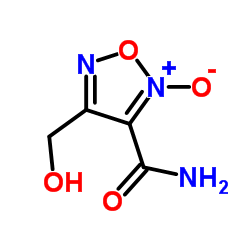 1,2,5-Oxadiazole-3-carboxamide,4-(hydroxymethyl)-,2-oxide picture