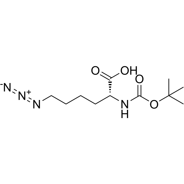 Boc-D-Lys(N3)-OH structure