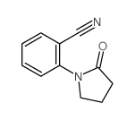 Benzonitrile,2-(2-oxo-1-pyrrolidinyl)- structure