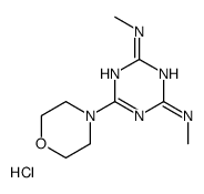 2-N,4-N-dimethyl-6-morpholin-4-yl-1,3,5-triazine-2,4-diamine,hydrochloride结构式