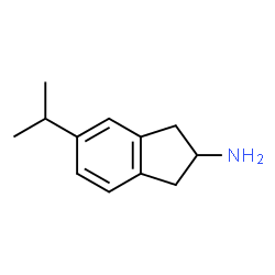 1H-Inden-2-amine,2,3-dihydro-5-(1-methylethyl)-(9CI) structure