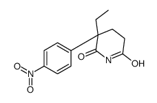 (3R)-3-ethyl-3-(4-nitrophenyl)piperidine-2,6-dione Structure