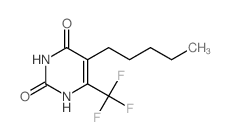 5-pentyl-6-(trifluoromethyl)-1H-pyrimidine-2,4-dione结构式