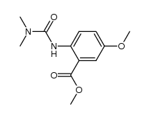 methyl 2-(3,3-dimethylureido)-5-methoxybenzoate Structure