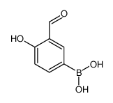 3-Formyl-4-hydroxyphenylboronic acid结构式