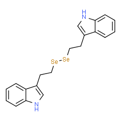 Bis[2-(1H-indol-3-yl)ethyl] perselenide structure