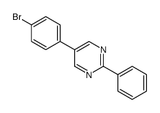 5-(4-bromophenyl)-2-phenylpyrimidine结构式