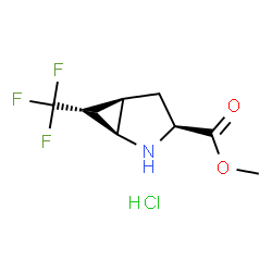 (1R,3S,5R,6R)-6-(三氟甲基)-2-氮杂双环[3.1.0]己烷-3-羧酸盐盐酸盐图片